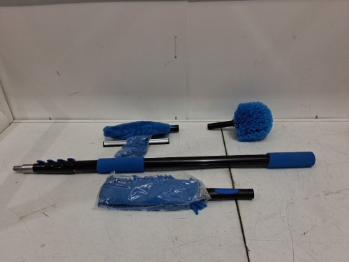 5PC ALLSPACE multi-purpose home cleaning kit - 12FT max - blue/silver (model: 2001859) image 3