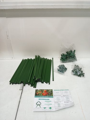 Rustproof Square metal Tomato Garden Cage - 42"- green (model: fqjsf105-01) image 3