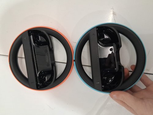 2pc nintendo joy-con wheel set - for nintendo switch 2 - orange/blue image 4