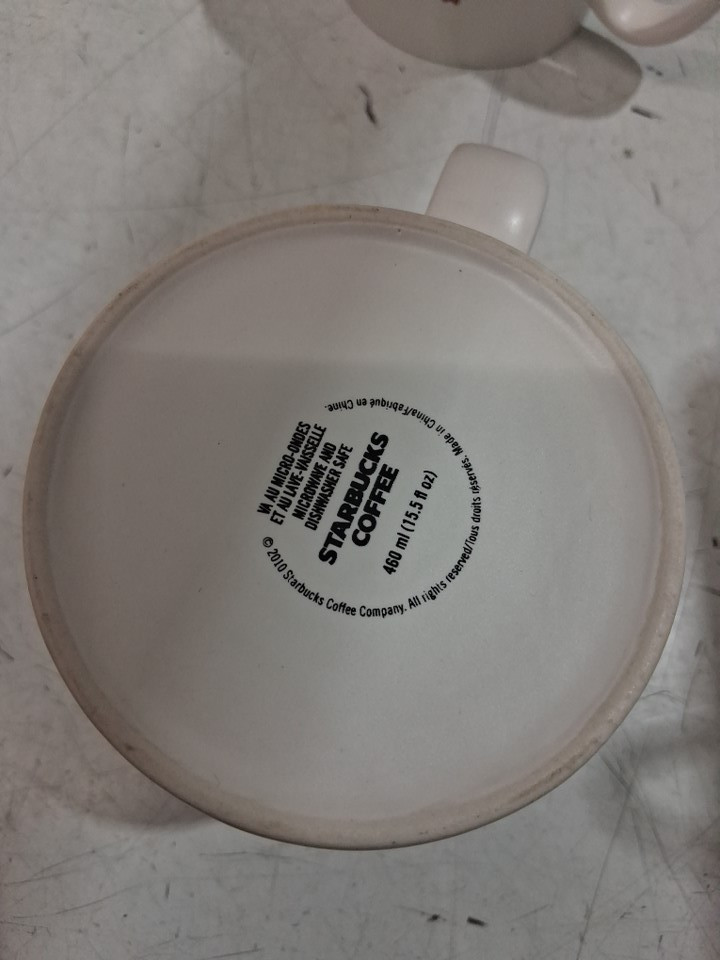 2pc starbucks breakfast blend and sumatra tiger coffee mugs - 460ml each - white/assorted colours image 4