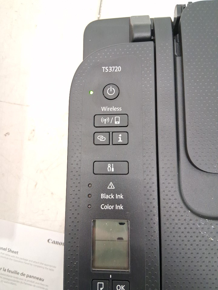 CANON PIXMA TS3720 WIRELESS ALL-IN-ONE COLOUR PRINTER - black (model: k10617) image 4