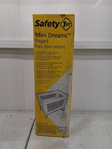 SAFETY 1ST MINI DREAMS PLAYARD - 27" x 35" x 23" - GREY WOLF (MODEL: 05212CGRW) image 2