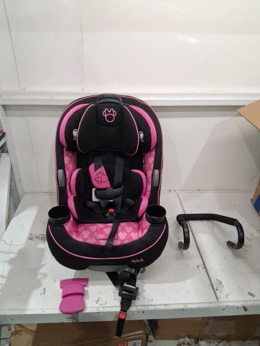 DISNEY BABY GO AND GROW ALL IN ONE CAR SEAT - SIMPLY MINNIE MOUSE PINK AND BLACK - (MODEL #22618C-FESH) image 2