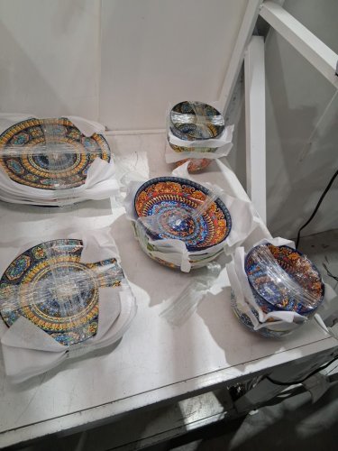 21pc vancasso Simi Dinnerware/dish Set with Double-Sided Bowls - multicolour - (model:vc-simi-sm-24) image 3