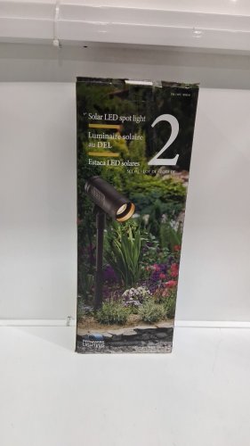 2PK Pathmark Lighting Solar LED Spot Light - black (model:  1806345) image 2