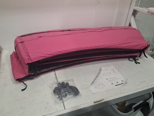 Kangaroo Hoppers Trampoline Replacement Safety Spring Cover Pad - 15FT - Pink image 3
