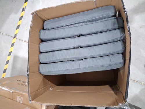 5PC costway wicker patio set - grey (model: HW75988NY) **(3 BOXES)** image 8