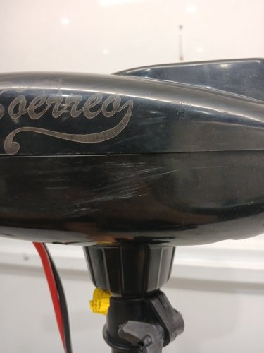 Soerreo 8 Speed Electric Trolling Outboard Boat Motor - 55LBS Thrust - 12V -  Black image 6