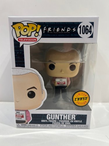 Funko pop! **chase limited edition** Television: friends - gunther vinyl figure (#1064) image 2