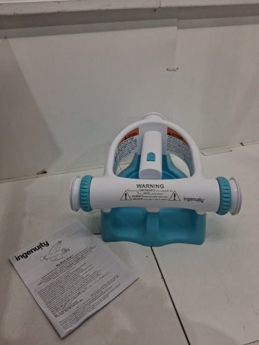 summer by ingenuity my bath seat, supports transition to adult tub - ages 5-10m - Aqua/blue/white (model: 19490) image 3