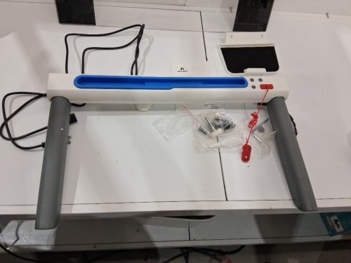 Costway Goplus 2.25HP Folding Treadmill with Removable acrylic Desk - white (Model: SP37586SH-WH) image 9