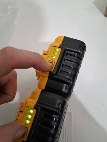 2pk  KIGWOF 12Ah replacement battery for dewalt 20v - yellow/black image 4