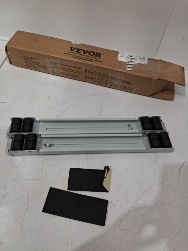 2pk vevor furniture dollies wheels - 17.5"- 27.6" - 330LB MAX - grey - (model: Y13) image 3
