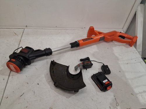 BLACK+DECKER STRING TRIMMER/EDGER - 10" - BLACK/ORANGE (MODEL: LST201-ca) image 3