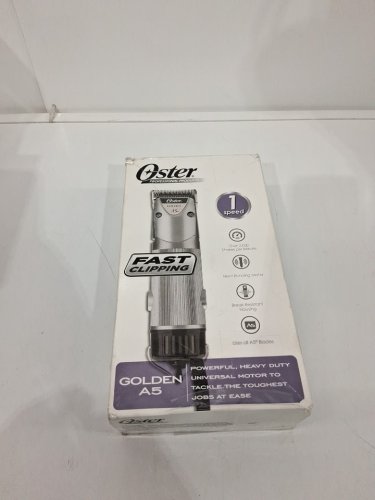 oster professional golden a5 1-speed fasst clipping corded heavy-duty clipper - grey (model: 078005-010) image 2