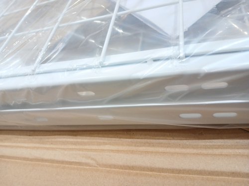 FLEXIMOUNTS Overhead Garage Storage Rack - 2FT X 8FT -  400lbs cap - white (model: gr28) image 5