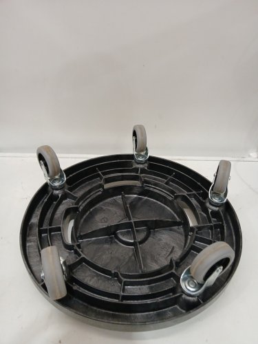 Rubbermaid BRUTE GARBAGE CAN DOLLY - fits 20/32/43/55Gal Containers - 18.2 x 6.6" - black (model: 2640) image 2