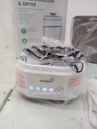 GROWNSY ELETRIC STEAM BABY BOTTLE STERILIZER AND DRYER - BLACK / WHITE image 3
