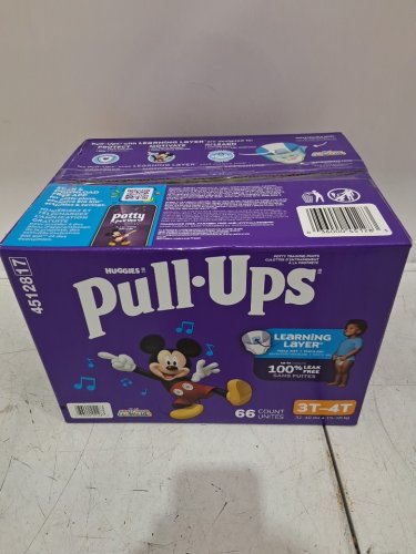 66PK HUGGIES PULL-UPS DISPOSABLE TRAINING PANTS - SIZE 3T-4T - DISNEY MICKEY MOUSE image 2