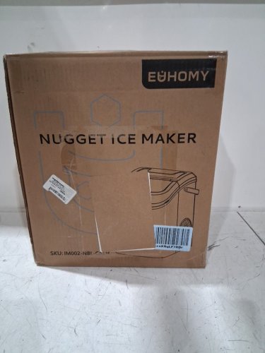 Euhomy Countertop Nugget Ice Maker - Makes 26lbs in a day - black (Model: IM002-NBL-CAEH) image 7