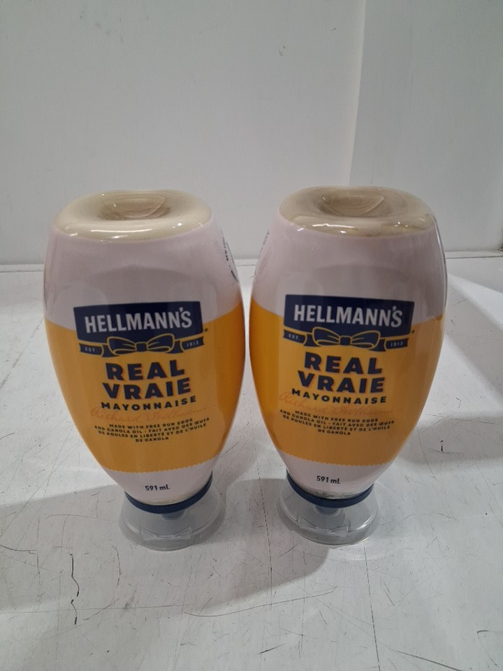 2PK Hellmann's Real Mayonnaise - 591ML EACH image 2