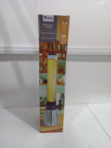 MESA INSPIRED LIVING BEVERAGE TOWER WITH REMOVABLE ICE TUBE - 2.6L - CLEAR (MODEL: 1981256) image 2