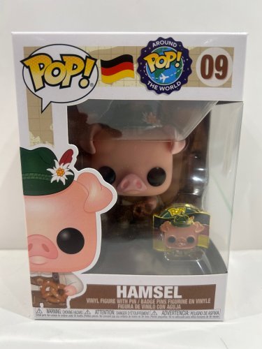 Funko pop! around the world - hamsel vinyl figure with pin (#09) image 2