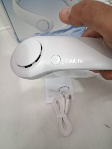 Jisulife LIFE4 5-Speed portable neck fan - OSFM - White (model: fa14-s) image 3