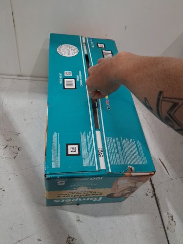 100PK PAMPERS SWADDLERS up to 100% LEAKPROOF BABY DIAPERS - SIZE 5 (20-37lb) image 2