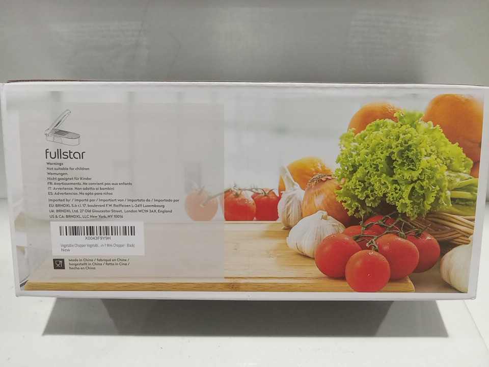 fullstar 6-IN-1 COMPACT chopper & mandoline slicer - stainless steel BLADES - black (model: FSCH0106) image 6