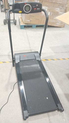 costway foldable treadmill with display - 1HP - 6.5MPH - black (model: sp37581sh) image 3