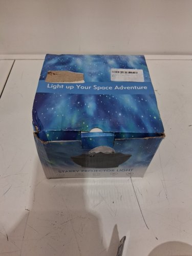 Amorno nebula galaxy nightlight star projector and bluetooth speaker - black/blue (MODEL: BL-XK01) image 2