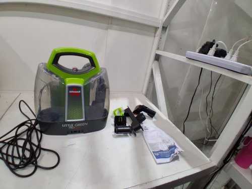 BISSELL LITTLE GREEN PORTABLE DEEP CLEANING VACUUM - 37OZ TANK MAX - GREEN/GREY (MODEL : 2513B) image 3