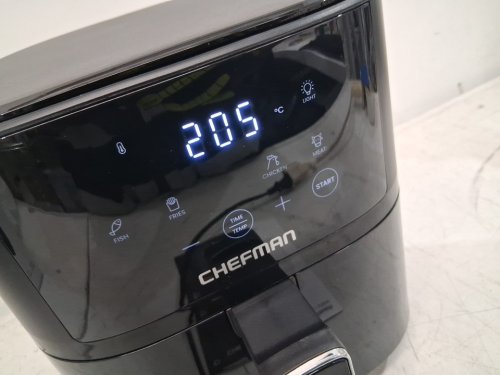chefman turbofry touch 5.5L easy view air fryer - black (MODEL: ‎RJ38-4TW-BLACK-DS-CA) image 4