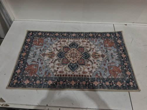 3pc Bsmathom non slip super soft household rug set - 59" x 19" / 48" x 19.5" / 31.5" x 19.5" - multicolour image 3