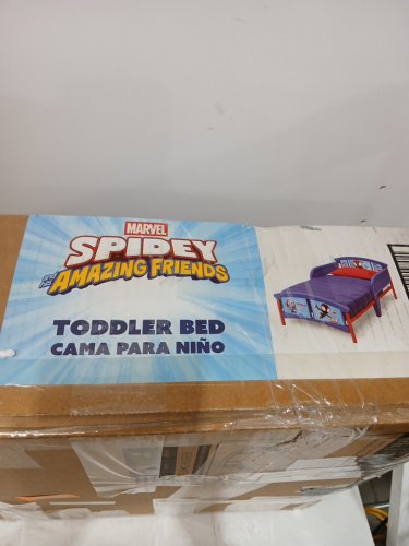Delta Children MARVEL SPIDEY AND AMAZING FRIENDS PLASTIC BED FRAME - TODDLER - BLUE/RED (MODEL: BB87067SM) image 2