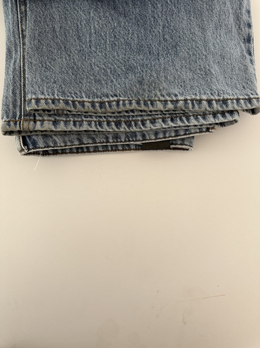 WOMEN'S BUFFALO DAVID BITTON WIDE LEG SELF-BELTED JEANS - 6 - LIGHT/MEDIUM WASH (STYLE: 1979111) image 3
