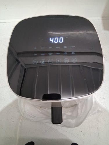 simple deluxe digital nonstick dishwasher safe air fryer with 12 preset functions - 6.34qt - 1700W - 400°F MAX temp - beige (model: KZ-D6QT-BG) image 4