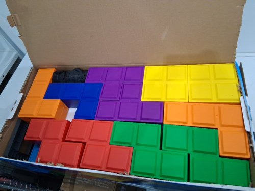 22PC Tetris tumble XL indoor /outdoor game - up to 6FT - multi-colour (model: 1-1-12595-AA099FO/1819487) image 3