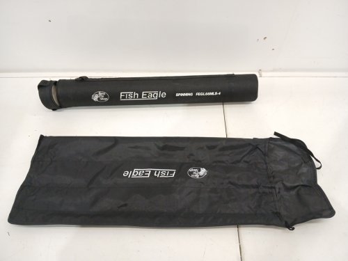 BPS fish eagle spinning travel rod case - 24" - Black (model: fegl70ms-4) image 3