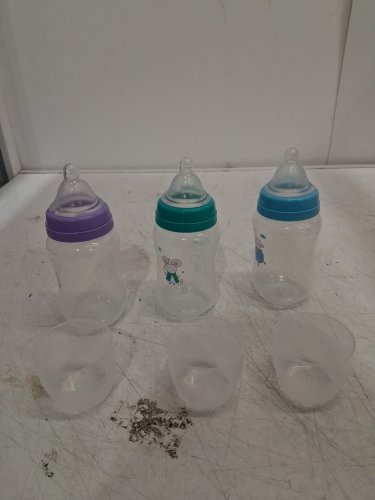 3PK EVENFLO BALANCE+ WIDE BABY BOTTLES - 9OZ - ASSORTED COLOURS image 3