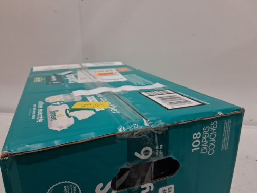 108pk pampers baby-dry leakproof disposable diapers - size 6 (35+ lb) - sesame street image 3