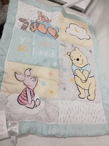 3PC Lambs & Ivy Disney Baby Winnie The Pooh Hugs Nursery Crib Bedding Set - MULTICOLOR(STYLE: 782003V) image 5
