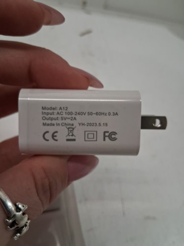 3PK USB WALL CHARGING BLOCKS - 5V - WHITE (MODEL: A12) image 2