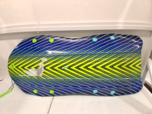 sno storm vipernex foam snow sled with tow rope- 50"- green/blue (model: 2000509) image 5