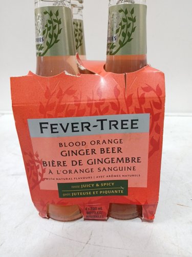 4PK fever-tree blood orange ginger beer - 200ml each image 3