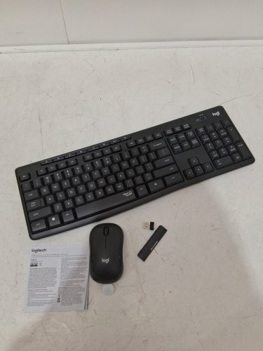 LOGITECH WIRELESS KEYBOARD WITH SILENT TOUCH TECHNOLOGY - BLACK (MODEL: MK295) image 4