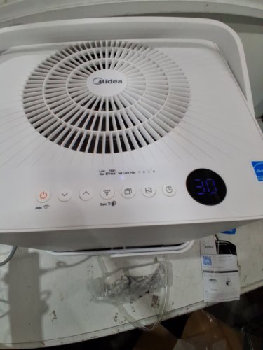 MIDEA CUBE 50 PINT SMART WIFI DEHUMIDIFIER - 4,500 SQ. FT - WHITE (MODEL: MAD50S1QWT-A) image 3