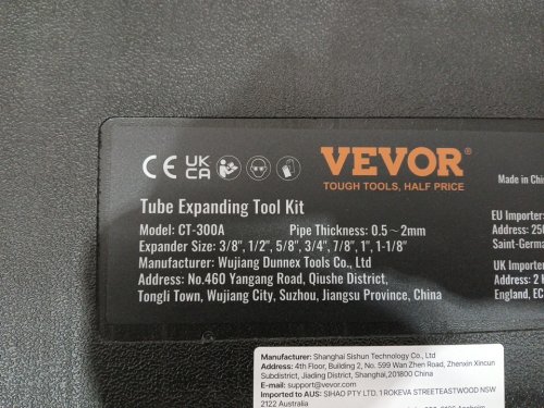 10PC Hydraulic Tube Expanding tool kit With Copper Pipe Cutter (MODEL:CT-300A) image 3