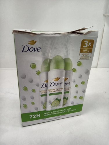 3PK DOVE advanced care spray deodorant - 107g each - cool essentials image 3